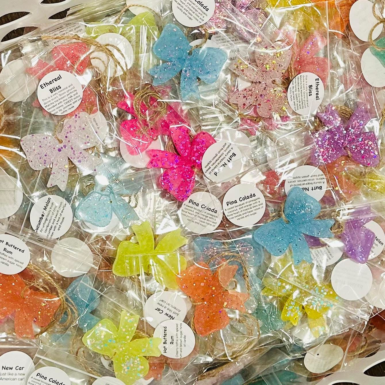 Easter Mini Bow Car Freshie