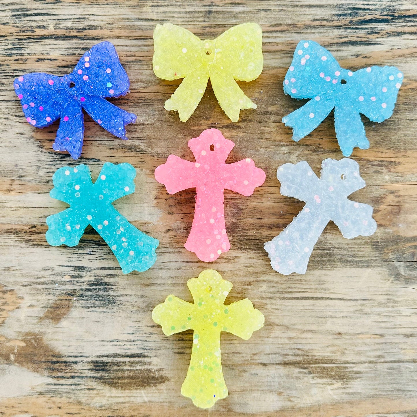 Easter Mini Cross Car Freshie