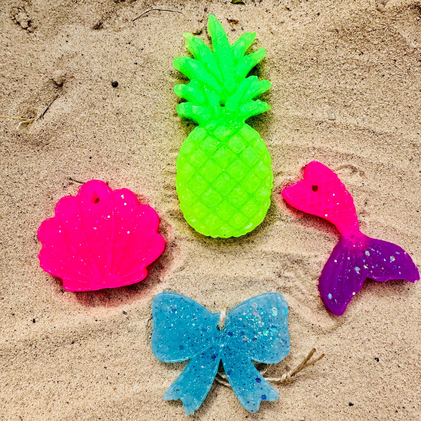 Summer Mini Mermaid Tail Car Freshie