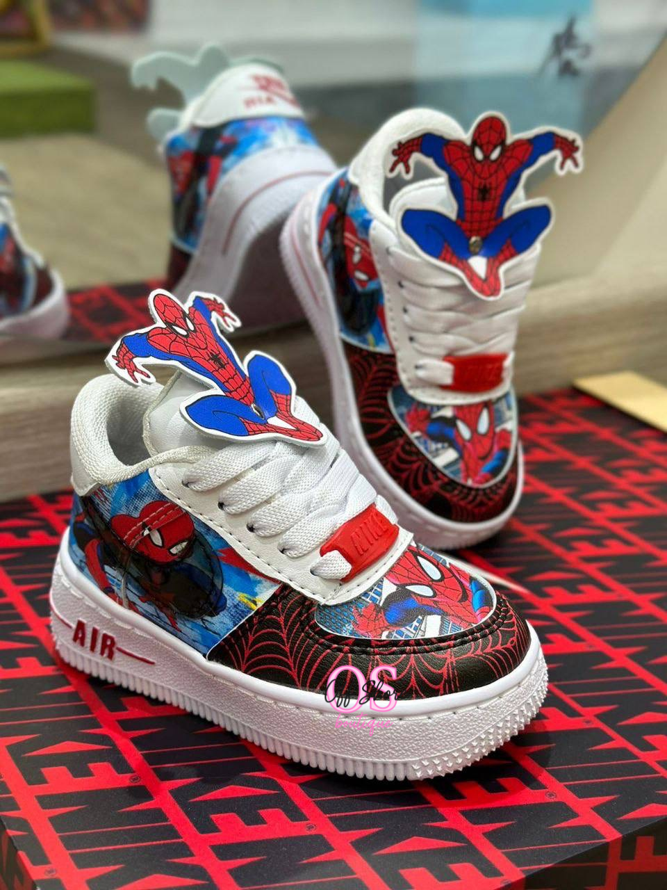 Spiderman Air Force 1s