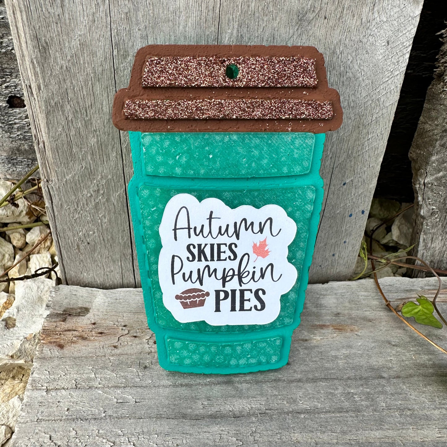 Fall Coffee Cup Car Freshie