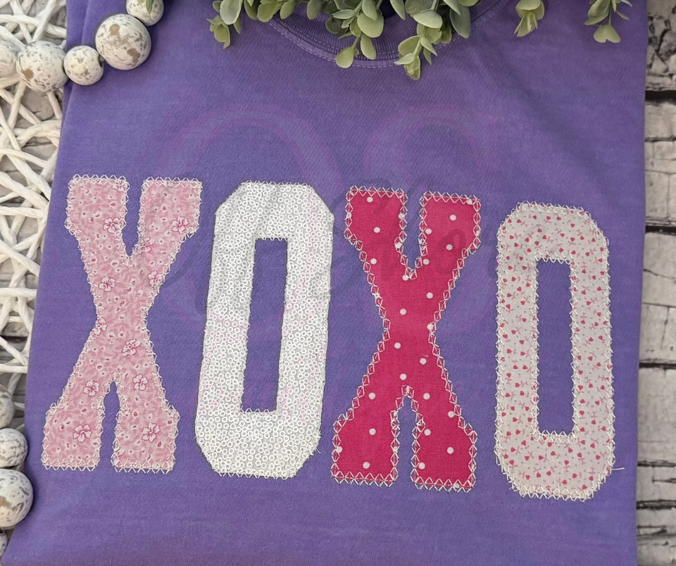 XOXO Purple Crewneck