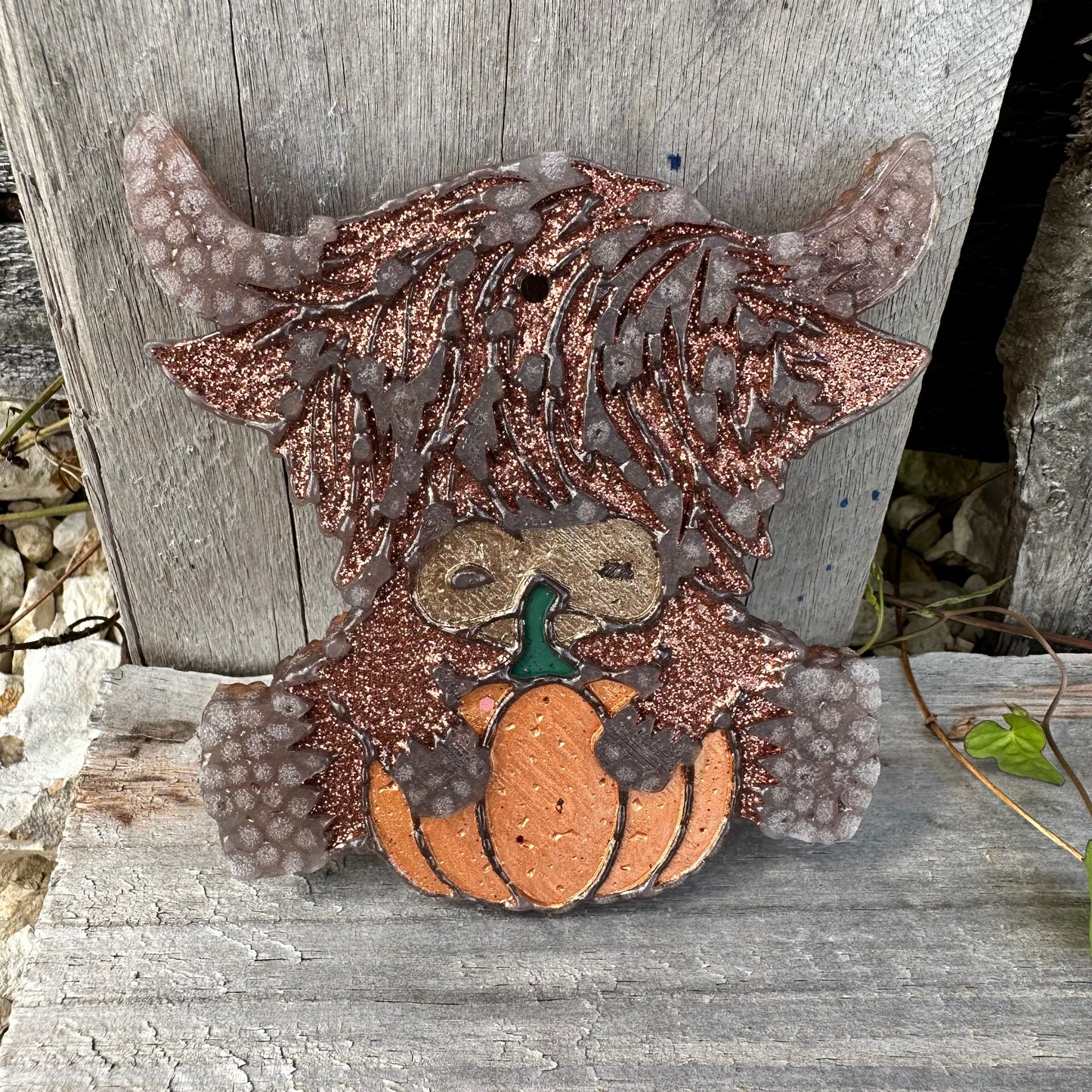 Fall Highland Cow Car Freshie