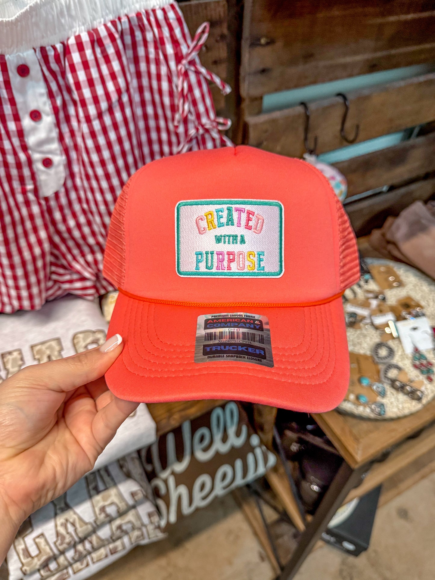 Created With A Purpose Trucker Hat