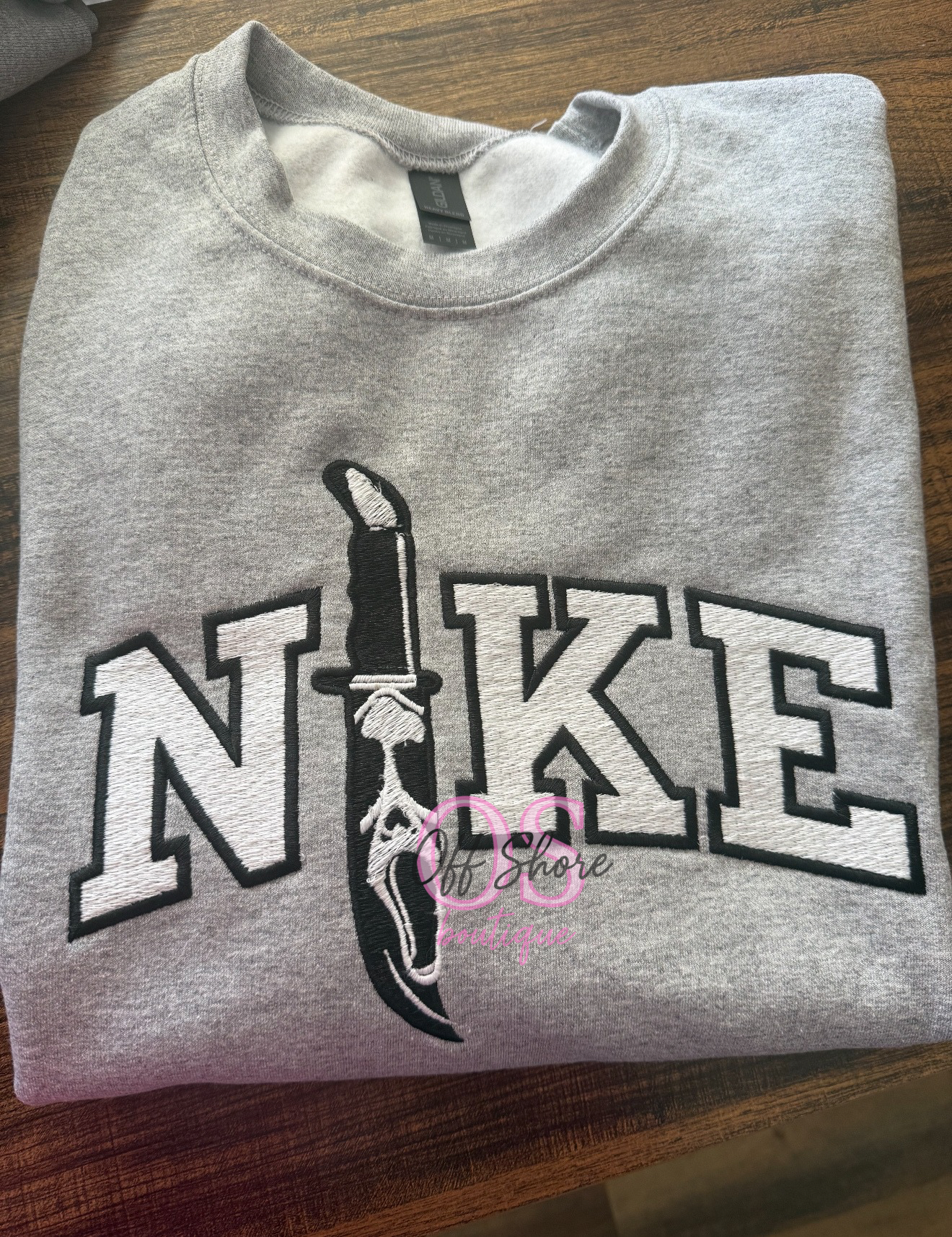 Custom Ghost Knife “Nike” Pullover