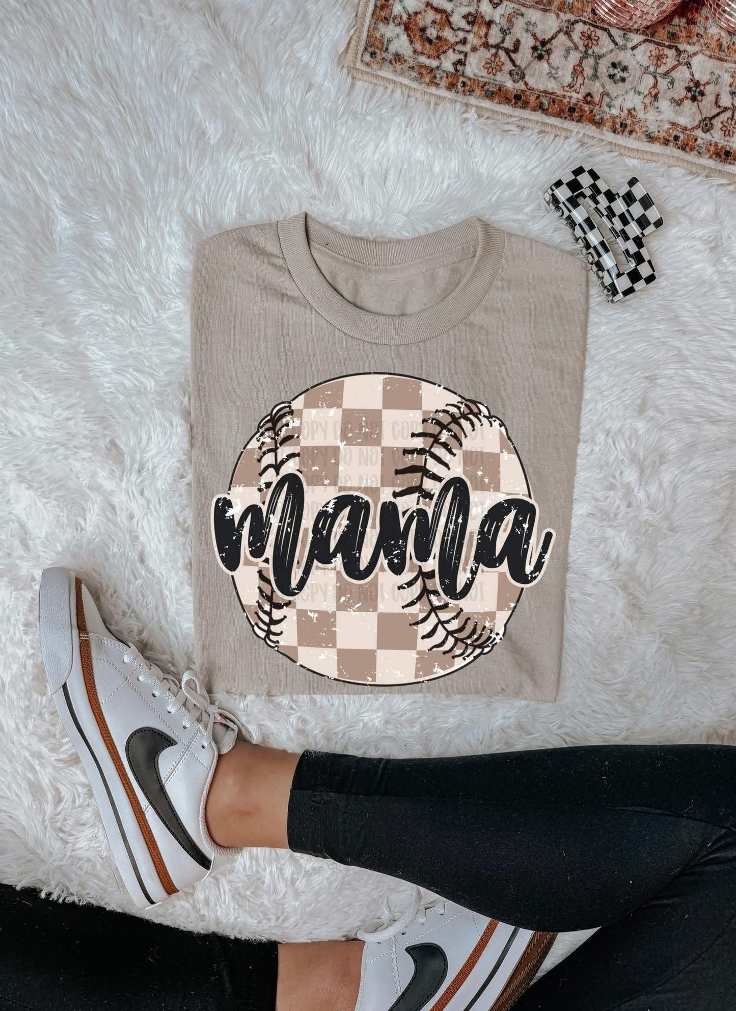 Neutral Checker Baseball - Multiple Styles