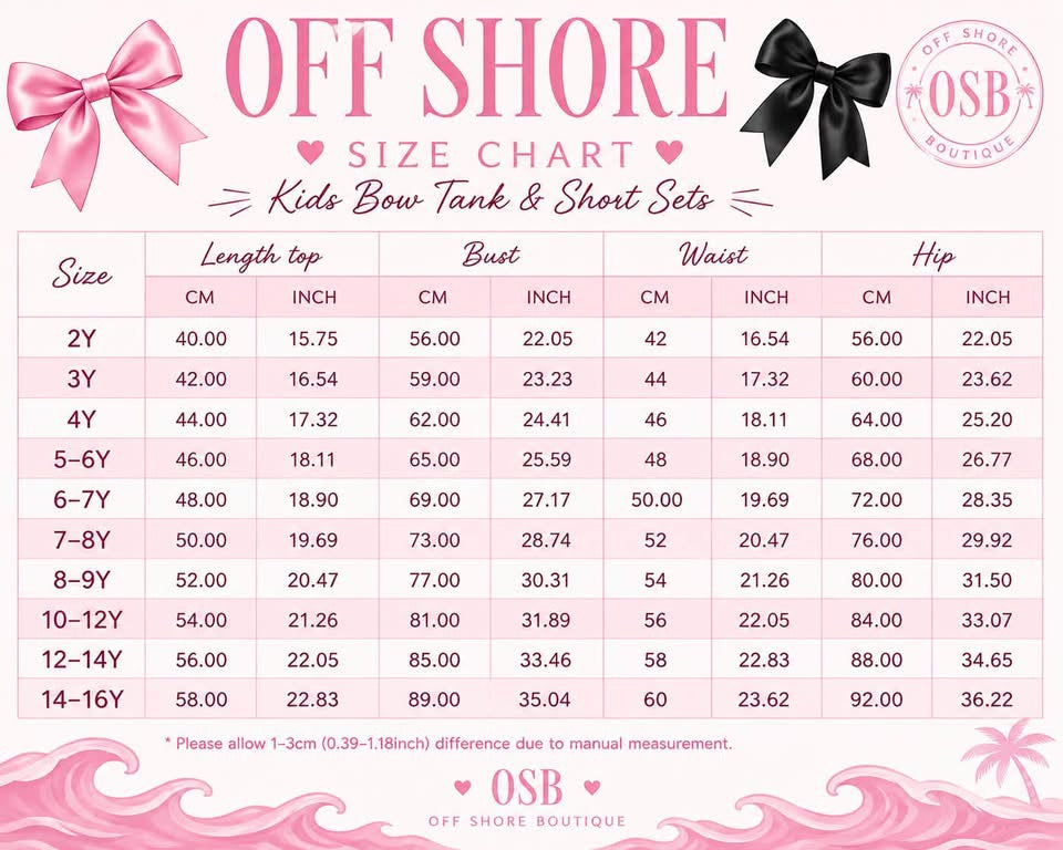 KIDS BOW TANK & SHORTS SET | PREORDER