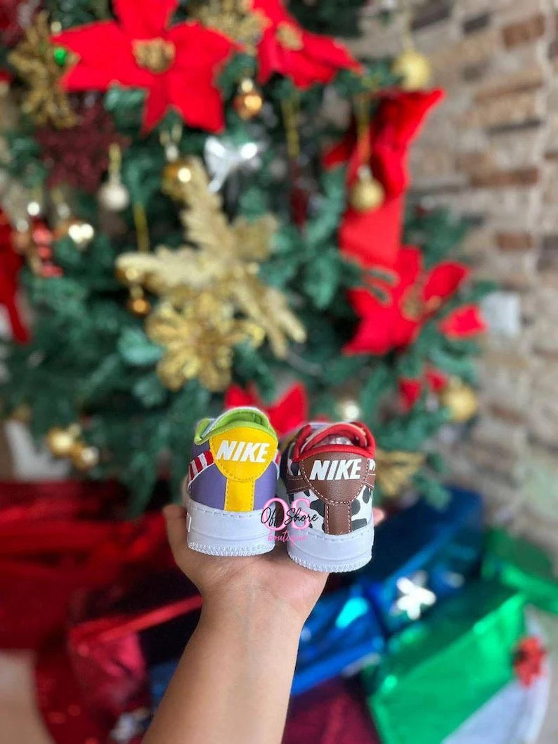 Woody & Buzz LightYear Air Force 1s