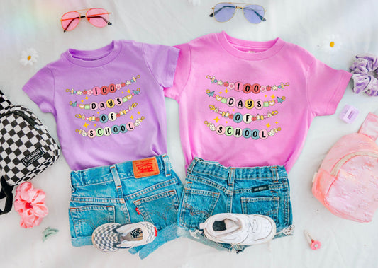 100 days of school bracelet - youth