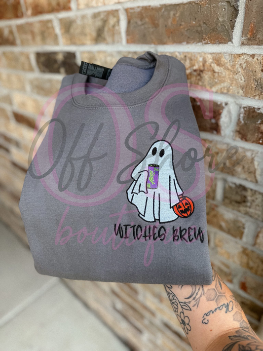 Ghostie Witches Brew CrewNeck