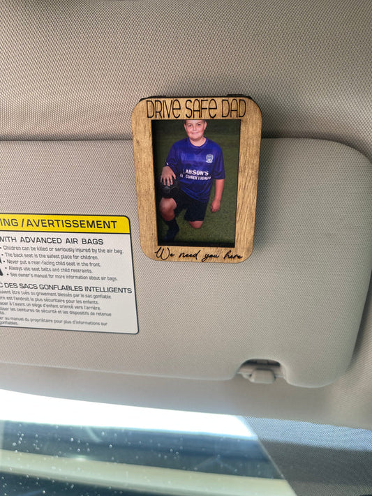 Custom Visor Clips – Fits Wallet-Sized Photos | Personalized Gift