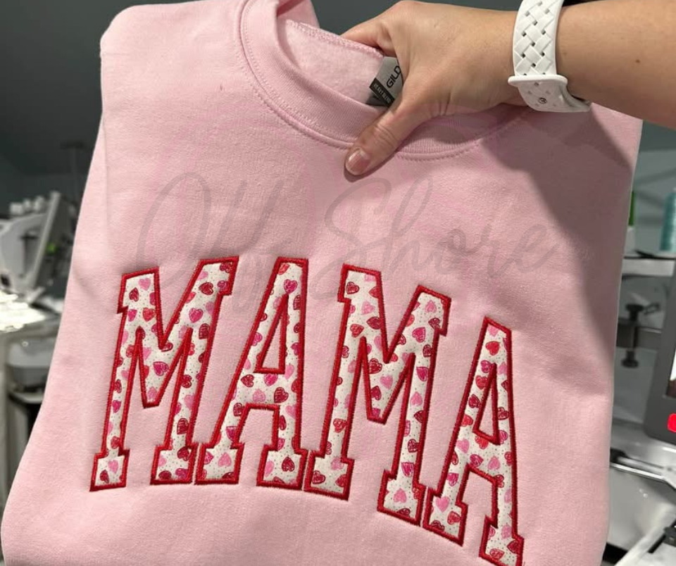 Custom Mama Valentines Fabric