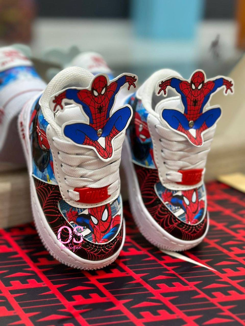 Spiderman Air Force 1s