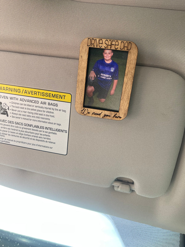 Custom Visor Clips – Fits Wallet-Sized Photos | Personalized Gift