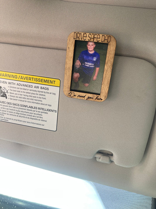 Custom Visor Clips – Fits Wallet-Sized Photos | Personalized Gift