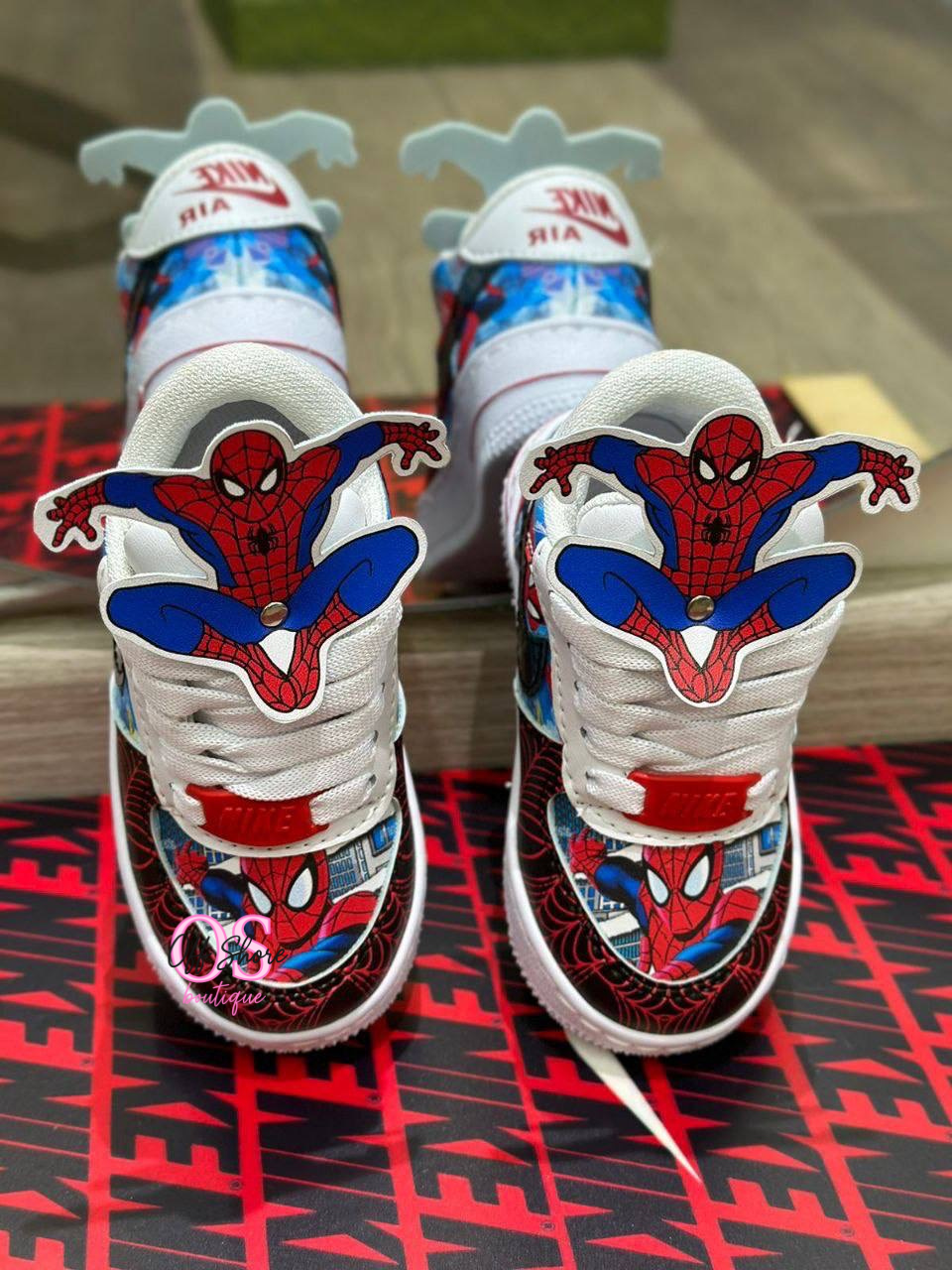Spiderman Air Force 1s
