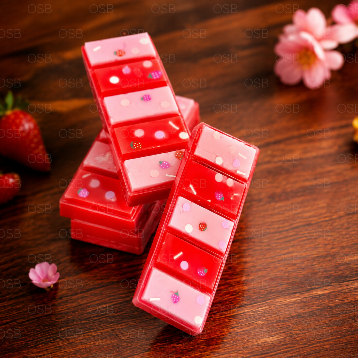 Strawberry Pound Cake Snap Bars