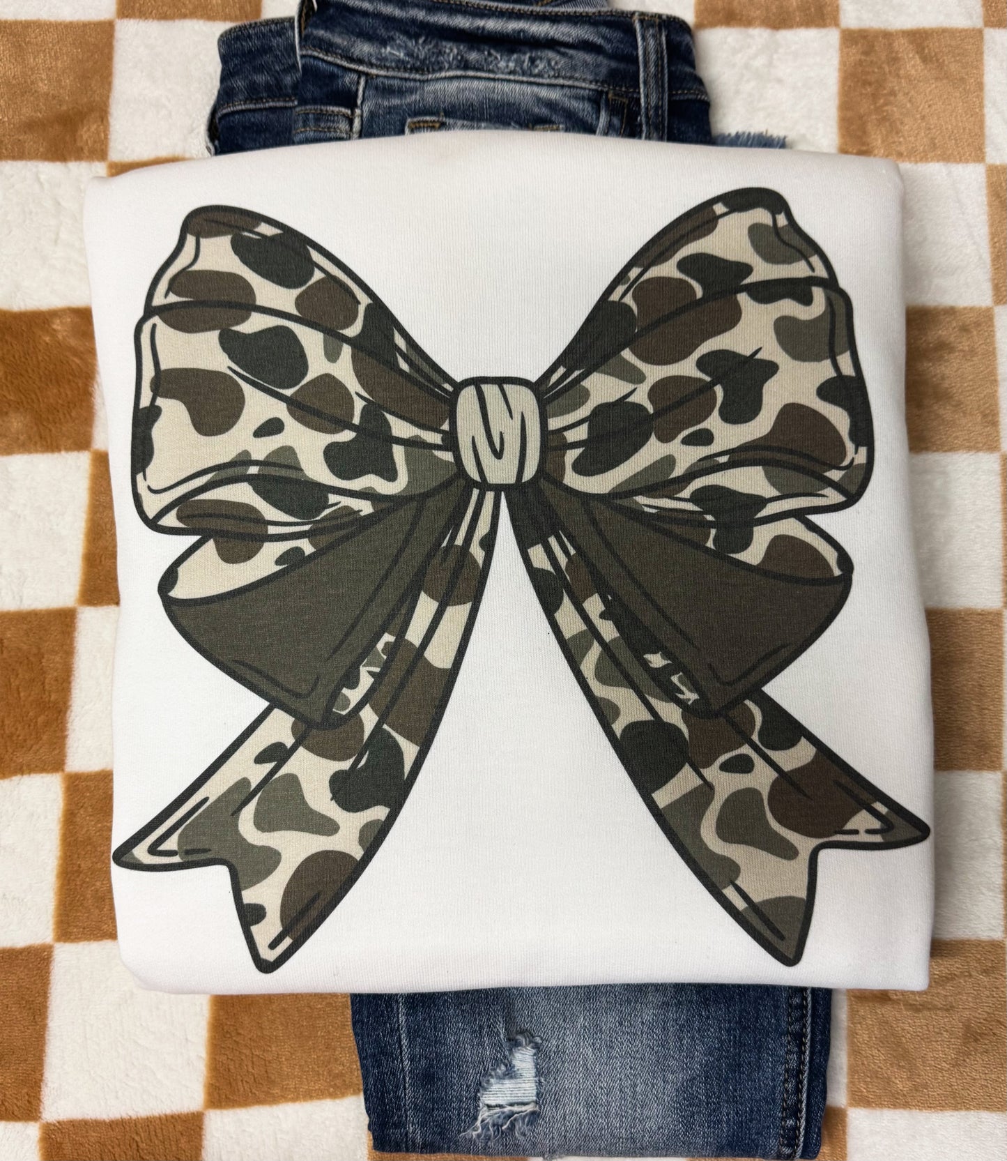 Camo Bow- Sublimation