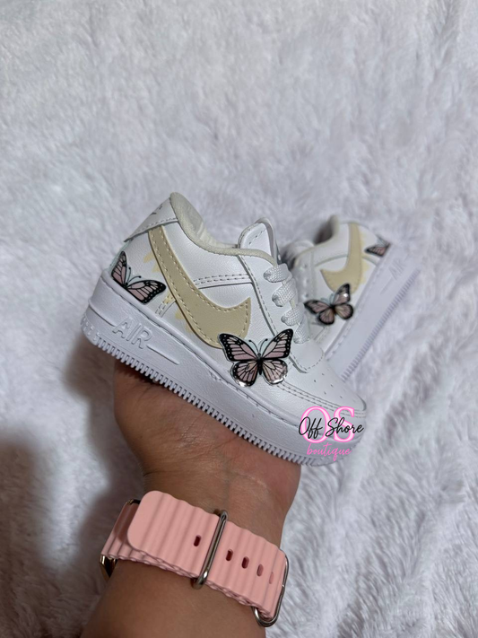 Butterfly Air Force 1s