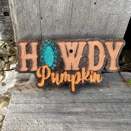 Fall “Howdy Pumpkin” Car Freshie