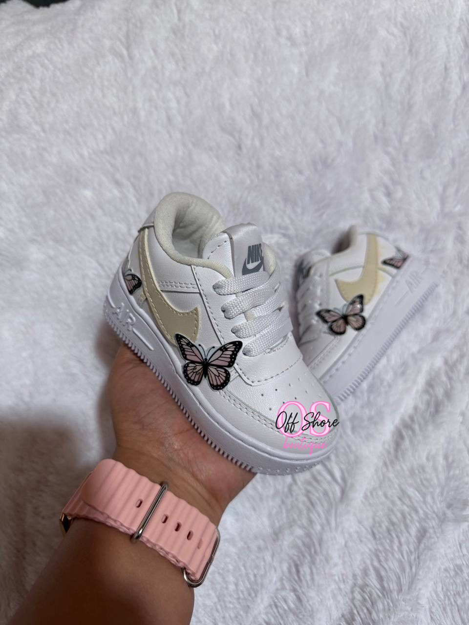 Butterfly Air Force 1s