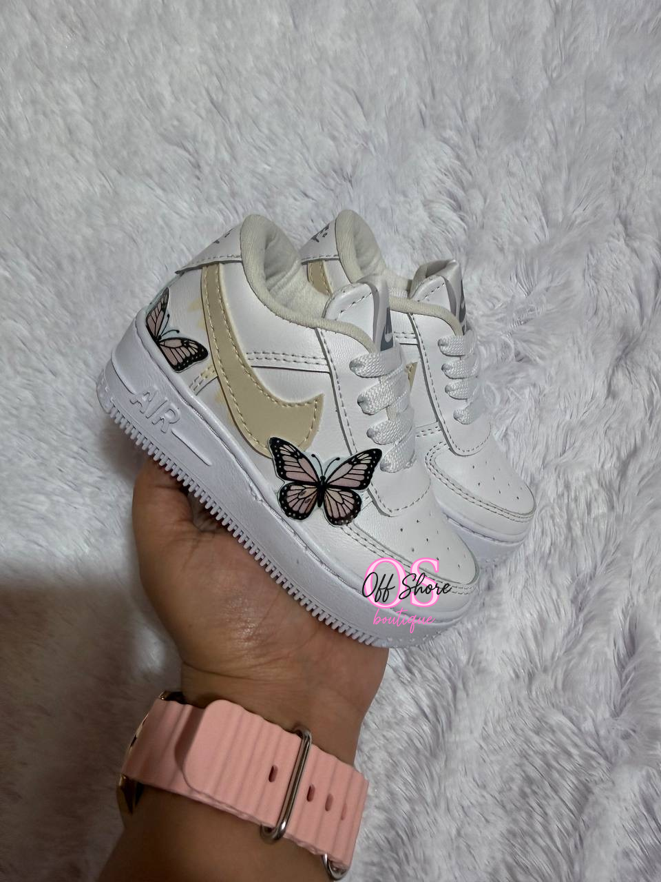 Butterfly Air Force 1s