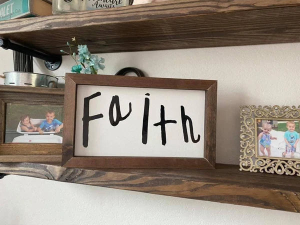 Custom Handwriting Keepsake Sign – 7”x13” Personalized with Their First Writing