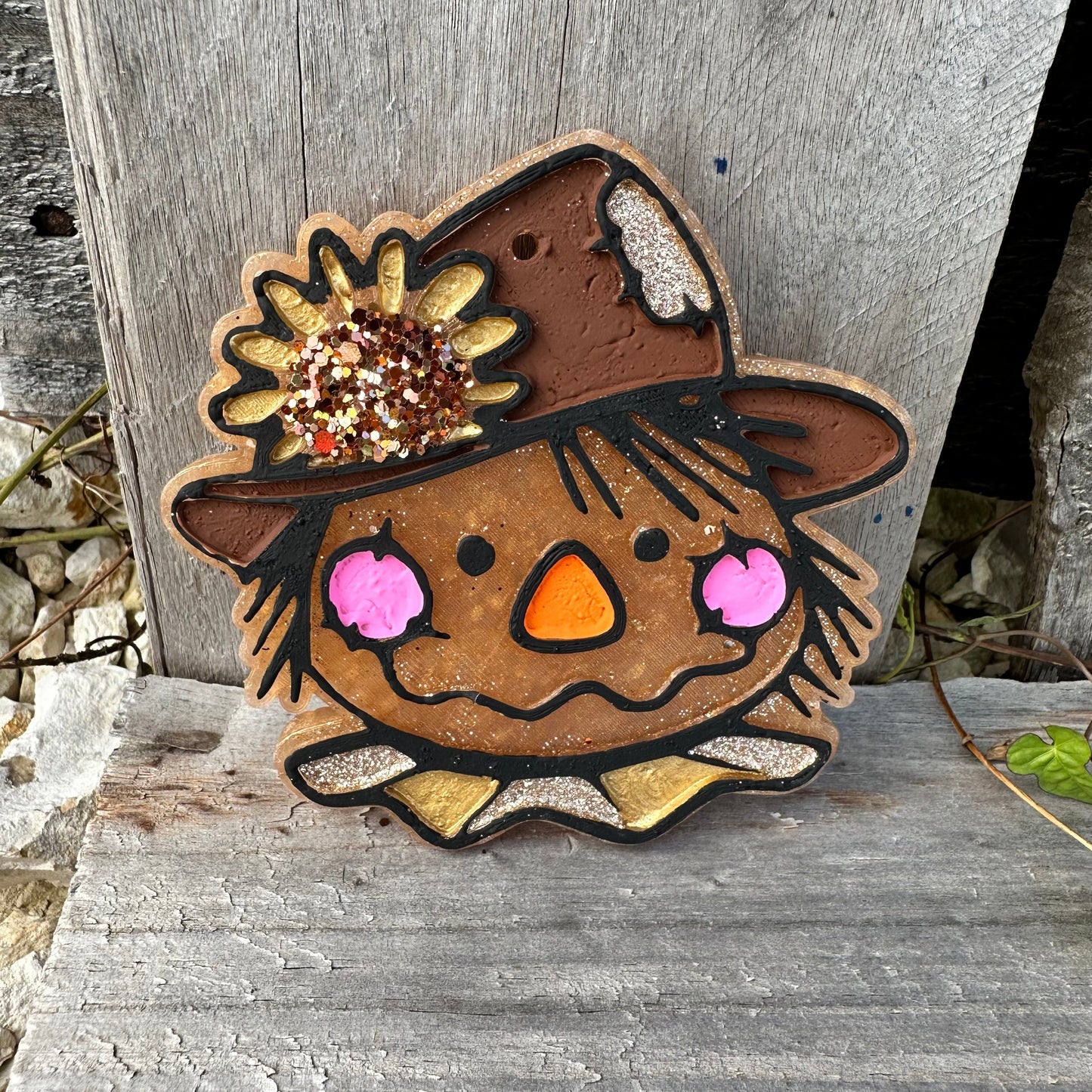 Fall Scarecrow Car Freshie