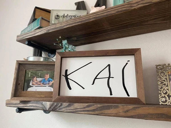 Custom Handwriting Keepsake Sign – 7”x13” Personalized with Their First Writing