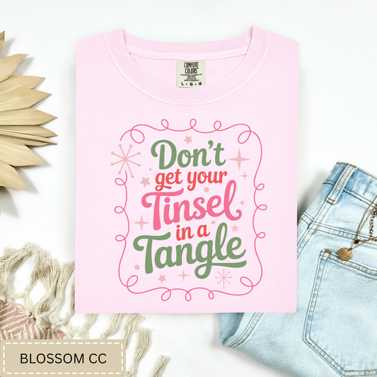 Tinsel In A Tangle Tee.