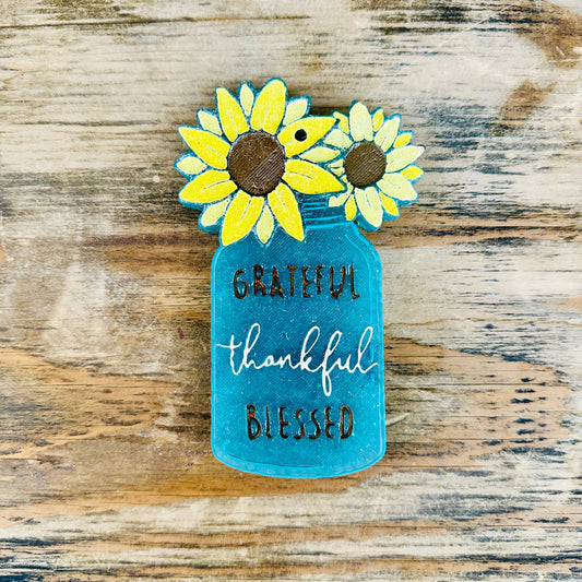 Fall Mason Jar Car Freshie