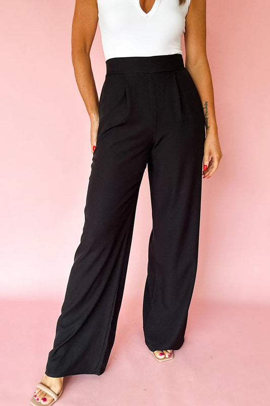 Pleated Elastic Pants LT
