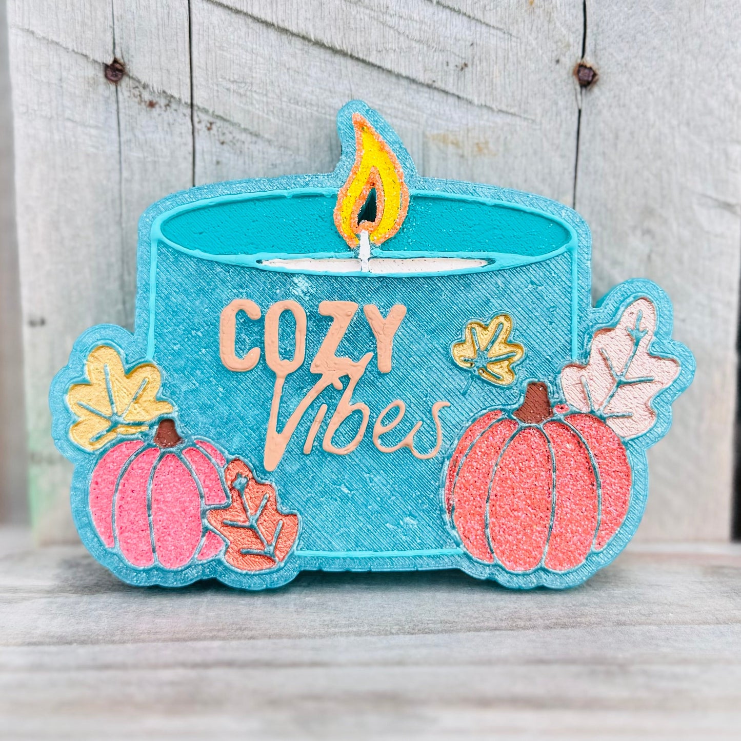 Fall “Cozy Vibes” Candle Car Freshie