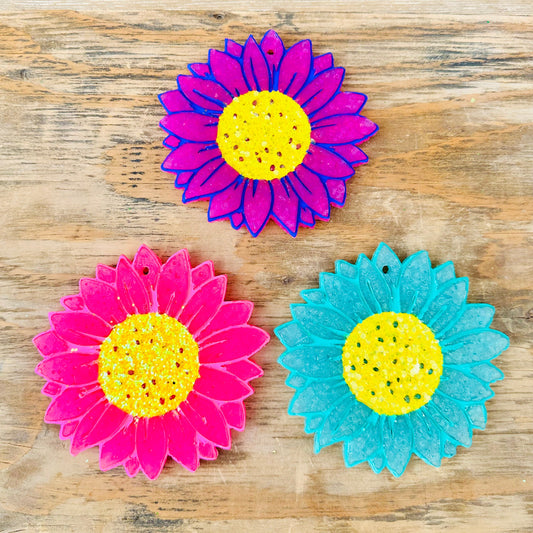 Colorful Flower Car Freshie