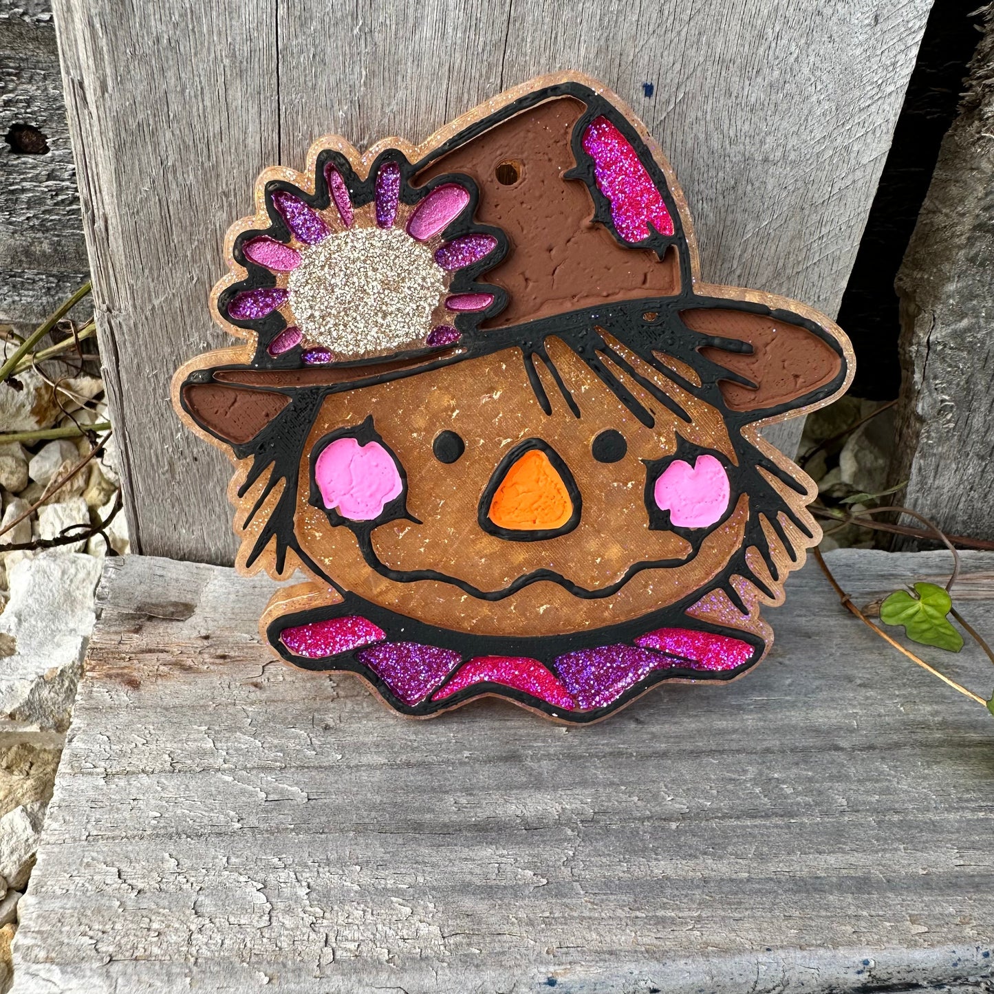 Fall Scarecrow Car Freshie