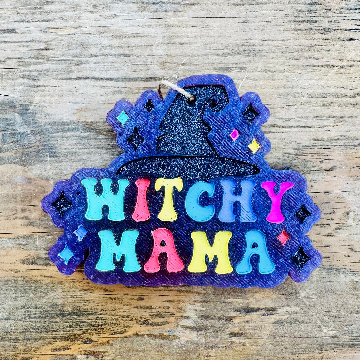 Halloween "Witchy Mama" Car Freshie