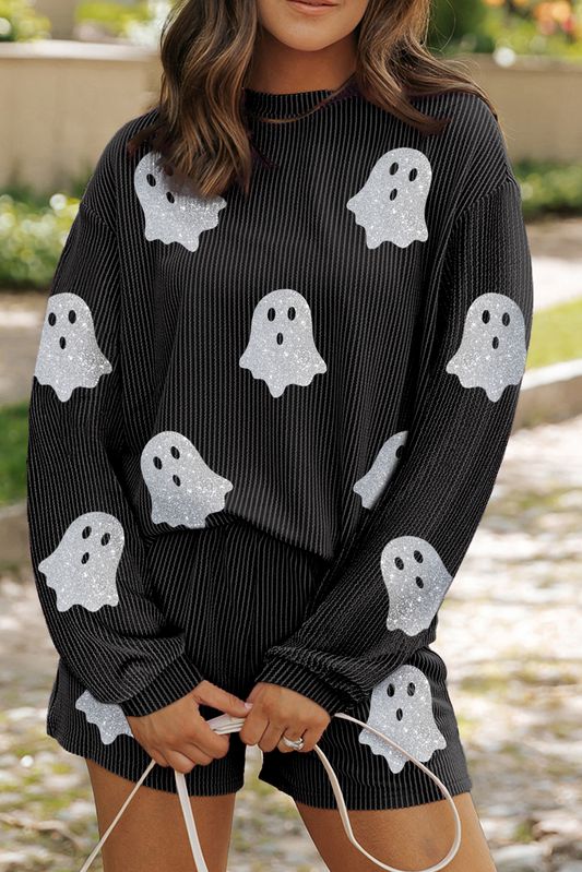 Grey Halloween Ghost Corded Set RTS