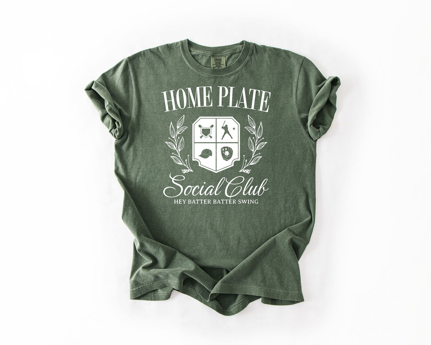 Home Plate Social Club | Graphic Tee | Baseball Sports