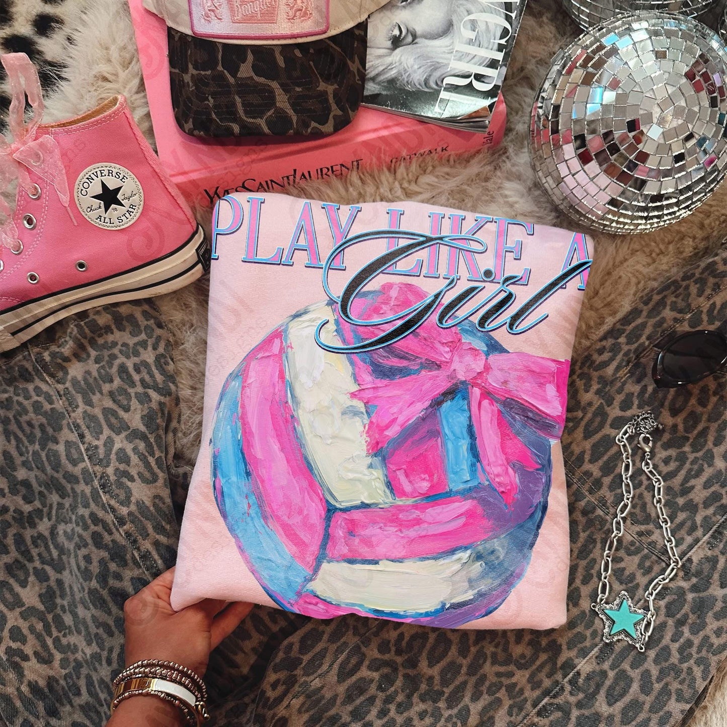 Play Like A Girl Volleyball - Multiple Styles