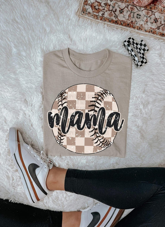 Neutral Checker Baseball - Multiple Styles