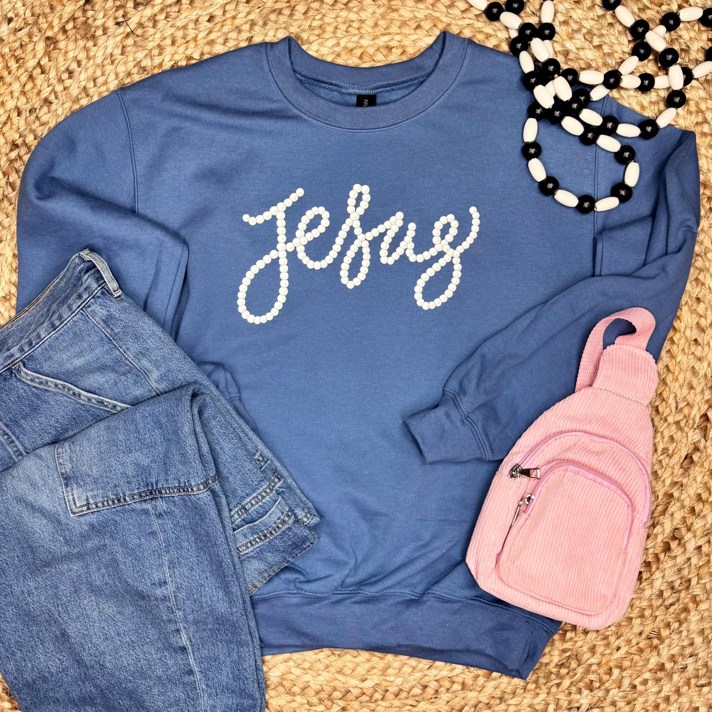 Jesus Pearls Sweatshirt