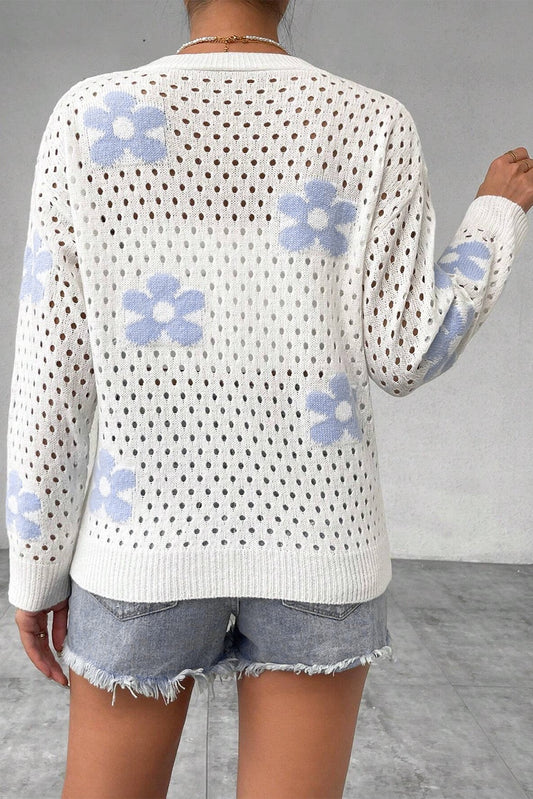 Blue Flower Cardigan LT
