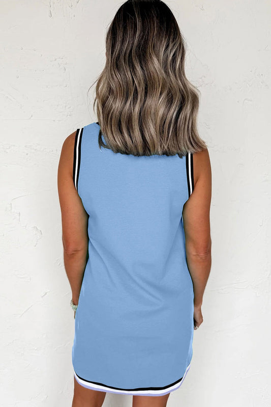 Light Blue Shift Dress LT