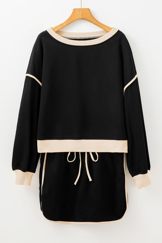 Black Skort Set LT