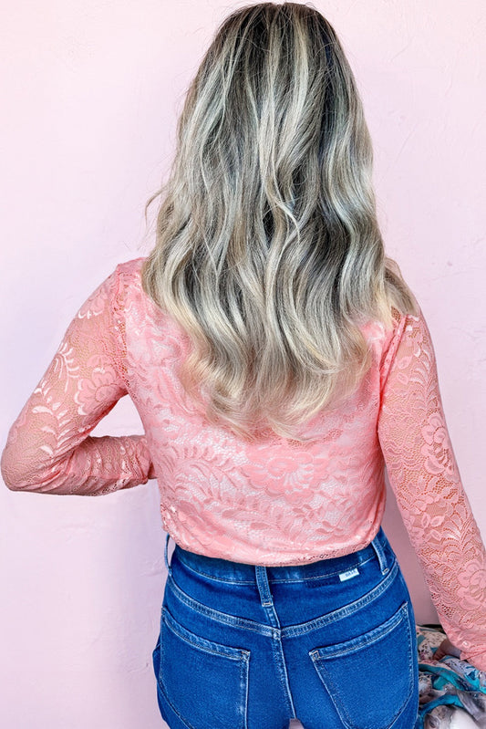 Rose Mesh Top LT