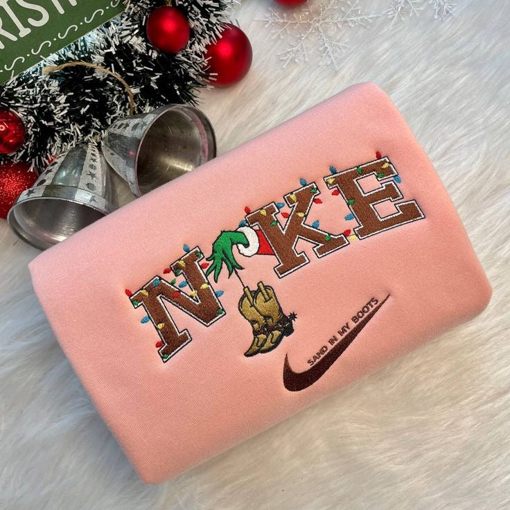 Custom Country Christmas "NIKE" Pullover