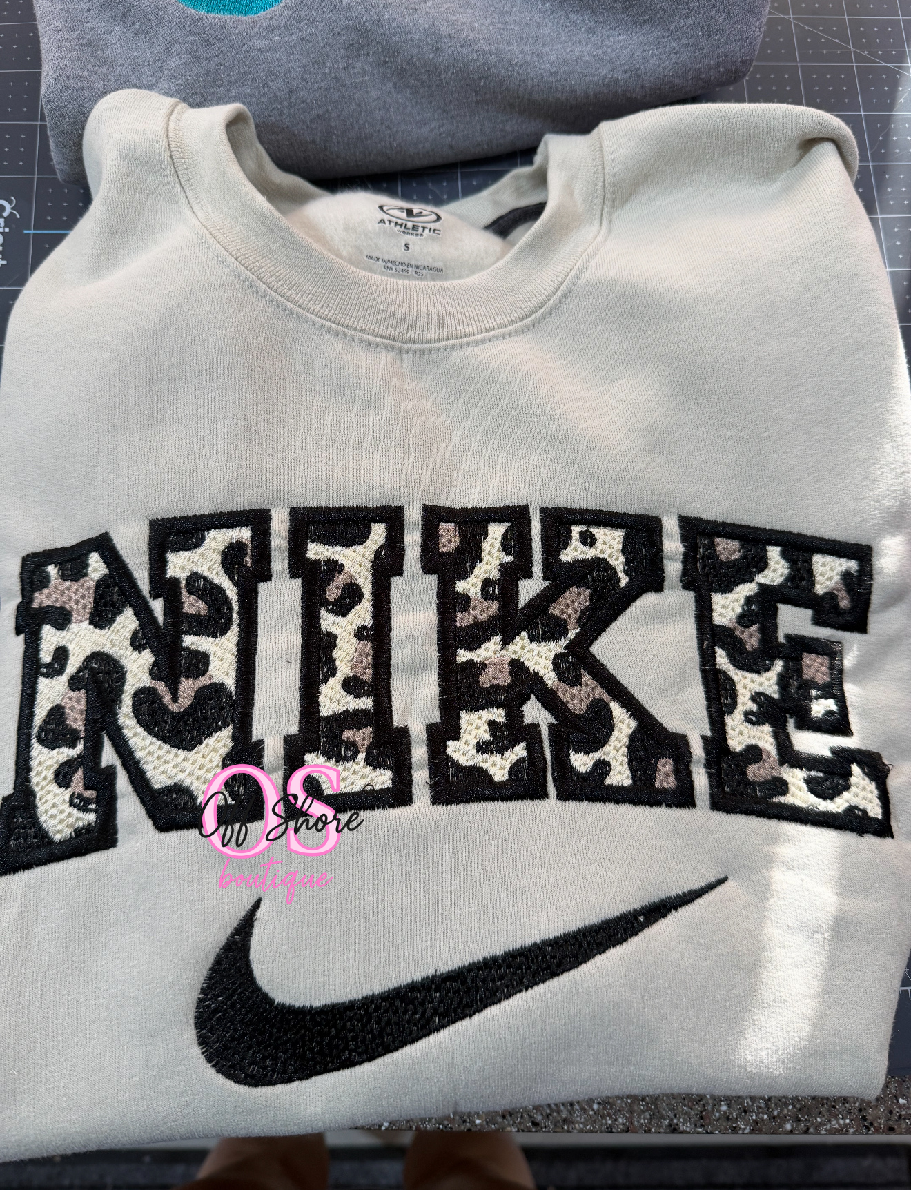 Custom Cheetah "Nike" Pullover
