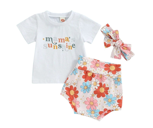 Mama's Sunshine Tee and Bummie Set RTS