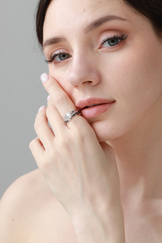 Celestial Sun Nugget Rings – Matching Couple Jewelry 🌞