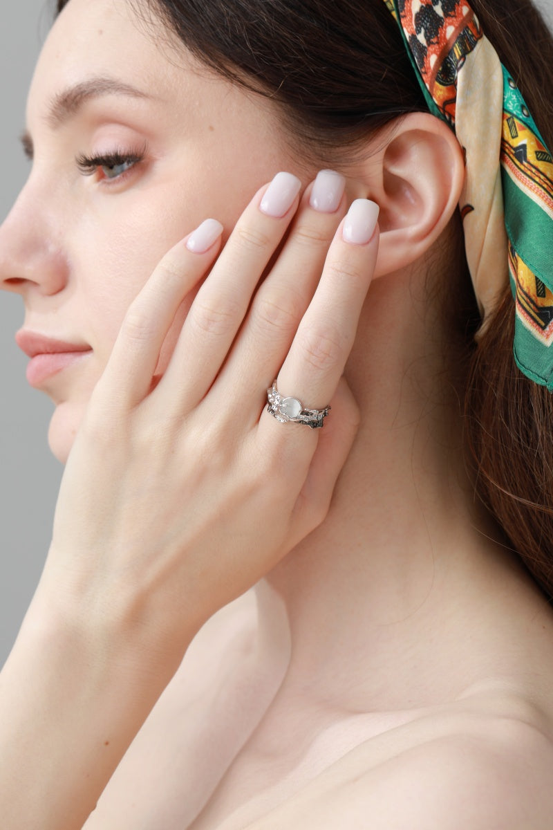 Celestial Sun Nugget Rings – Matching Couple Jewelry 🌞